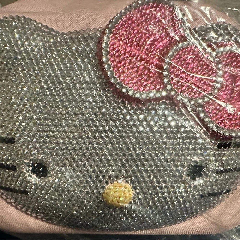 Hello Kitty BLING Travel Cosmetic Case Box Beauty Makeup Case Bag Organizer